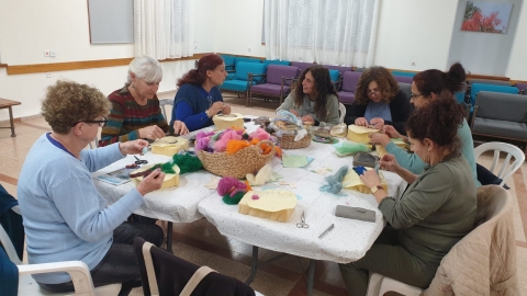 סדנת ליבוד במסגרת פעילות מרחבים בישובים