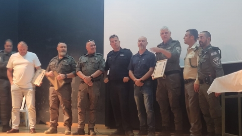 חלוקת תעודות הוקרה מתנדבי מתמיד וגיפים