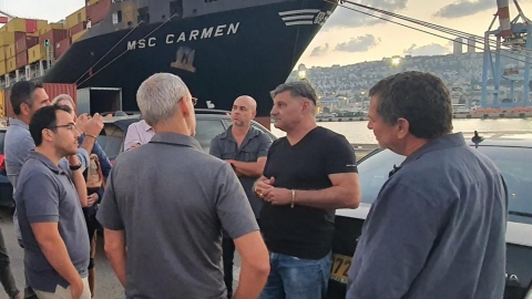 ביקור מנהלים בנמל חיפה