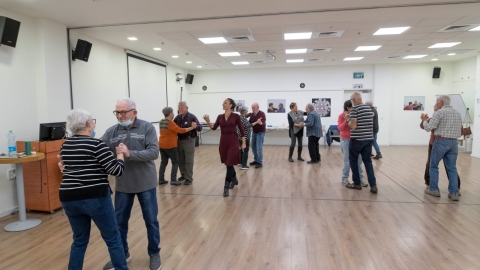 ריקודים סלונים כתרפיה בתנועה במרחבים